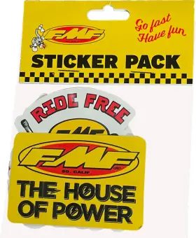 012518 Fmf 12518 Decal Sticker Pack - Go Fast Have Fun