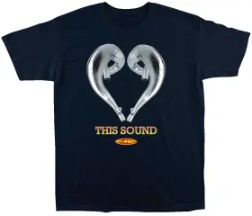 Sp23118915nvyxl Fmf Apparel Racing Love Sound T-shirt Xl Navy