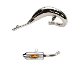 Fmf020375 Fmf Gold Series Fatty Pipe With Powercore 2 Shorty Muffler Honda 2000-2001 Cr125r