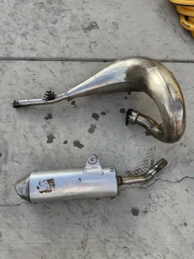 Fmf021000 Fmf Gold Fatty Exhaust Pipe With Silencer 1996-2002 Cr80r Honda Fmf021000 Fmf Gold Fatty Exhaust Pipe With Silencer 1996-2002 Cr80r Honda