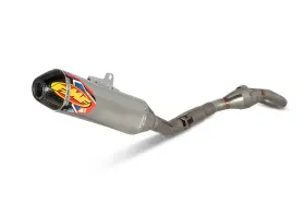 41604 Fmf Racing Factory 4.1 Rct Full System-aluminum Muffler-carbon Fiber End