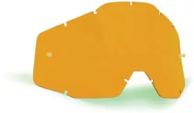 F-59005-00004 Fmf Racing Replacement Lens For Powerbomb/powercore Goggles - Anti-fog Persimmon Gold