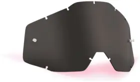 F-59005-00005 Fmf Racing Replacement Lens For Powerbomb/powercore Goggles - Anti-fog Dark Smoke Black