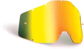 F-59018-00002 Fmf Racing Powerbomb/powercore Youth Replacement Lens Anti-fog Gold Mirror/smoke Yes