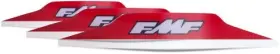 Fmf Racing F-59032-00001 Youth Powerbomb Film System Mud-flap Kit - 3 Pack Red Mud Flap