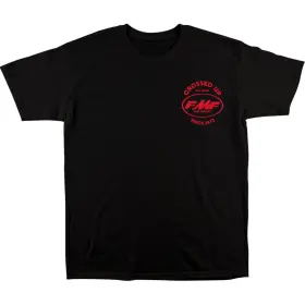 Sp24118901blkmd Fmf Racing Crossed Up T-shirt Medium Black