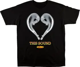 Sp23118915blk2x Fmf Love This Sound T-shirt - Black 2xl