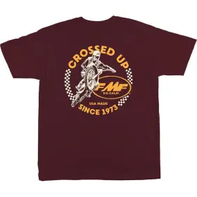 Sp24118901-mrn-m Fmf Crossed Up T-shirt - Maroon Medium #2