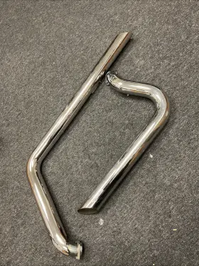 Hd00020 Freedom Performance Amendment Exhaust Slash Cut Chrome Harley Dyna 91-05