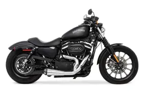 Hd00559 Freedom Performance Harley Sportster 2-into-1 Shorty Combat 2004-2022 Exhaust