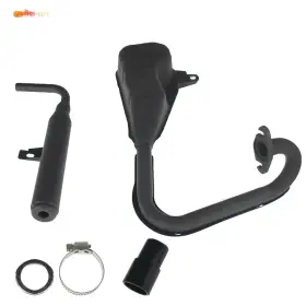 Genrics Icc1676316 New For Yamaha Pw50 Pw 50 1981-2012 Y-zinger Exhaust Muffler Manifold Pipe