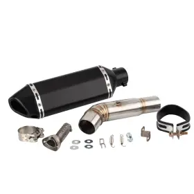 Gfyship 768351583848 For Honda Nc700 Nc750 X / S 2012-2019 Black Exhaust Pipe With Muffler Link