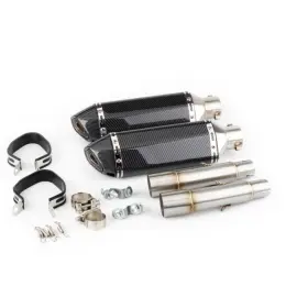Gfyship 768351587501 For Honda Cb900f Hornet 2001-2009 Exhaust Pipe With Mid Link 51mm Slip-on