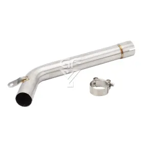 Gfyship 768351609401 For Yamaha Fz-6 2004-2009 Fazer Fz6 S2 Motorcycle Exhaust Mid Link Pipe
