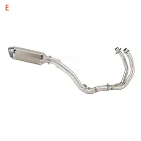 Gfyship 768381826267 For Yamaha R7 21-23 Yzfr7 Yzf-r7 Exhaust Tips With High Level Header Link Pipe