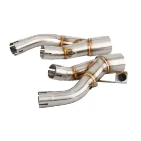 Gfyship 768381904828 For Yamaha Vmax V-max 1200 1984-2007 Exhaust Mid Link Pipe 51mm Slip-on