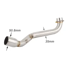 Gfyship 768381905016 For Suzuki Burgman 400 2006-2016 Motorcycle Exhaust Head Link Pipe 51mm Slip-on