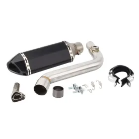 Gfyship 768604483826 For Suzuki Dr650 S / Se 1996-2024 Motorcycle Exhaust Pipe With Mid Link