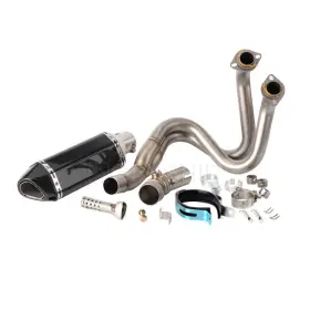 Gfyship 768604483871 For Kawasaki Ninja 650 Z650 2012-2025 Motorcycle Exhaust Pipe With Mid Link