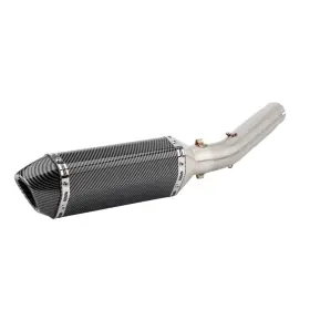 Gfyship 768604489309 For Yamaha Yzf600r Thundercat 1995-2007 Exhaust Pipe With Mid Link Slip-on