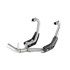 V85tt Gfyship 768604494341 For Moto Guzzi 21-23 Exhaust Header Link Pipe With Carbon Heat Shield