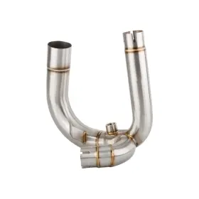 Gfyship 768604498189 For Ducati Hypermotard 1100 Evo 10-12 Motorcycle Exhaust Slip-on Mid Link Pipe