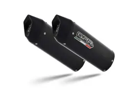 Gpr E4.bmw.50.fne4 Bmw K1600gt 2017-2021 Exhaust Double Slip-on Furore Evo4 Nero