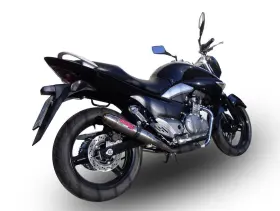 S.187.de Gpr Suzuki Gw 250 F Inazuma 2012-2017 Exhaust Double Slip-on Deeptone Inox