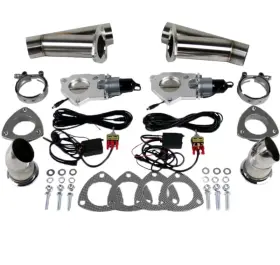 307530k Granatelli Motorsports 3.0in Stainless Steel Electronic Dual Exhaust Co