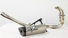 Graves Exk-17ex3-fst Kawasaki Ninja Ex300 Full Exhaust System