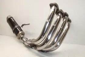 Graves Motorsports Exy-08fz1-fscl 06-15 Yamaha Fz1 Stainless Steel Full Exhaust System Headers Pipe Muffler