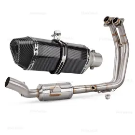 Gsx8r Haoyunlai 663256413699 Motorcycle Header Muffler Pipe Exhaust Tips For Suzuki Gsx8s 2023-2025