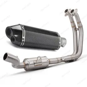Gsx-8 Haoyunlai 663260855102 Header Muffler Pipe Slip-on Exhaust Tips For Suzuki Gsx8 S / R 2023-2025