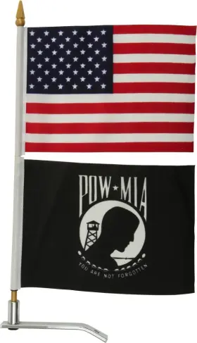 Harddrive 77-014 Flag / Mount Usa/pow Mia Trunk Tab