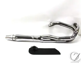 Harley-davidson 109921 2006 06 Vrod Cvo Vrsce Thunderheader Chrome 2 Into 1 Exhaust