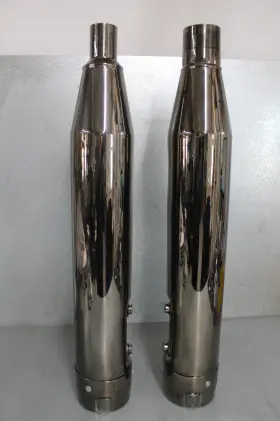 Harley-davidson 64903140 2023 Touring Cvo M8 Scorched Chrome Slip On Exhaust 64901339