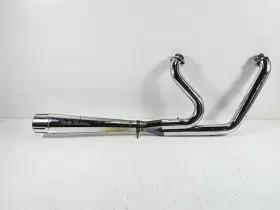 65120-97 Harley Davidson Davison Softail Oem 2 Into 1 Exhaust Pipe System -no O2 Ports 65120-97 Harley Davidson Davison Softail Oem 2 Into 1 Exhaust Pipe System -no O2 Ports