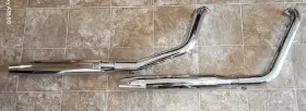 65603-00a Harley-davidson 65413-00/ Nice 2000-06 Oem Softail Fxst Exhaust/pipes Heat Shields /mufflers