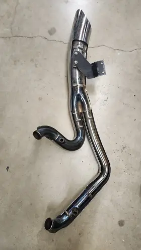 Harley-davidson D480fc Vance And Hines Big Radius 2 Into 1 Harley-davidson Exhaust