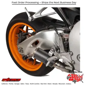 40801-2405 Hotbodies Mgp Stinger Slip-on Matte Carbon Honda Cbr1000rr 2008-2024