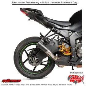 50901-2405 Hotbodies Mgp Stinger Slip-on Matte Carbon Kawasaki Zx600 Ninja Zx-6r