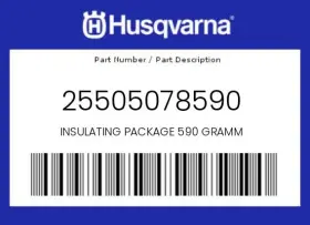 25505078590 Husqvarna Genuine Insulating Package 590 Gramm - 25505078590 Husqvarna Genuine Insulating Package 590 Gramm -