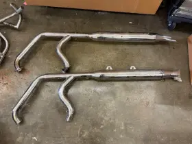 4036-08 Indian Motorcycle-gilroy Thunderstroke 111 Exhaust Pipes Pair Chrome Oem Chief Chieftain