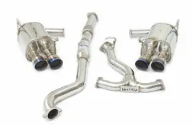 Hs22wrxg2t Invidia Fits 2022 Subaru Wrx Q300 Single Layer Titanium Burnt Quad Tip Cat-back