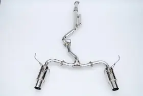 Hs22wrxgtp Invidia Fits 2022 Subaru Wrx N1 Twin Outlet Single Layer Ss Tip Cat-back