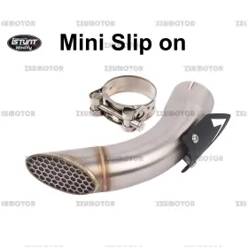 Istunt Tp1000sxwwsl Exhaust Pipe Mini Slip On Muffler For Kawasaki Ninja 1000sx Z1000sx 2020-2024