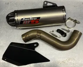19-1024-423-02 Jardine Rt-5 Slip On Exhaust 08-11 Honda Cbr1000rr - Titanium/carbon Nice