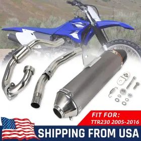 H17130021-d Jfg Racing Full Slip-on Exhaust For Yamaha Ttr230 2005-2016 Tt-r230 Muffler