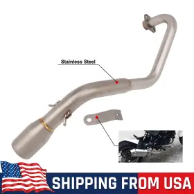 Jfg Racing H17130063-d Motorcycle Exhaust Muffler For Grom Msx125 Msx 125 2013-2023 Mini Bike