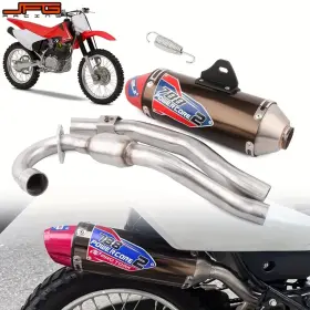 W17130205-z Jfg Racing Dirt Bike Full Slip On Exhaust Muffler Pipe For Crf230f 2003-2013 Crf150f